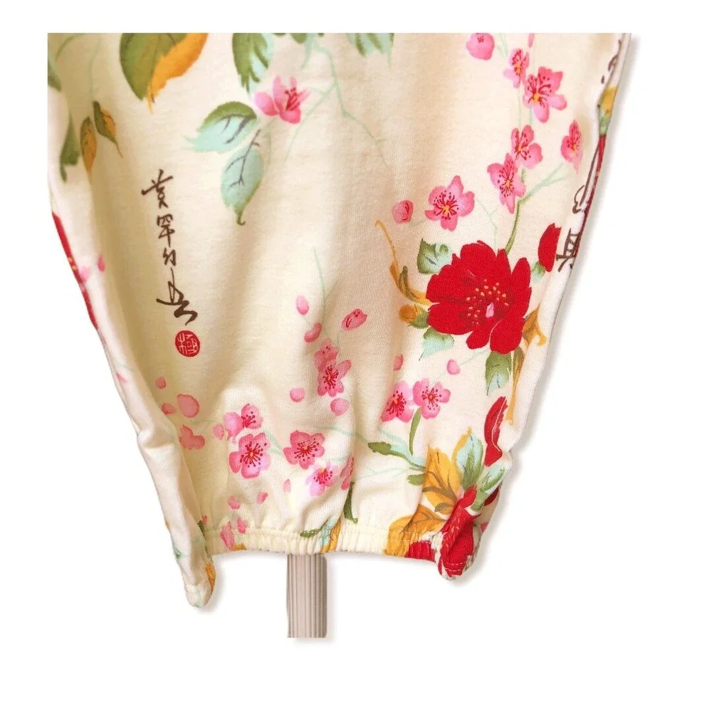 New Mad Sky Baby Floral Sleep Gown Yellow Cherry Blossom Newborn Sleeper